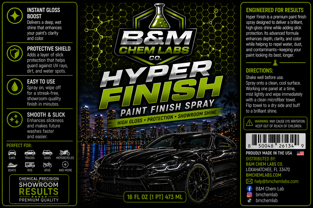 Hyper Finish Showroom Shine Spray 16 oz