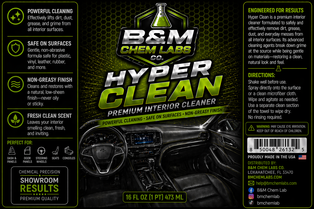 Hyper Clean Interior Cleaner 16 oz