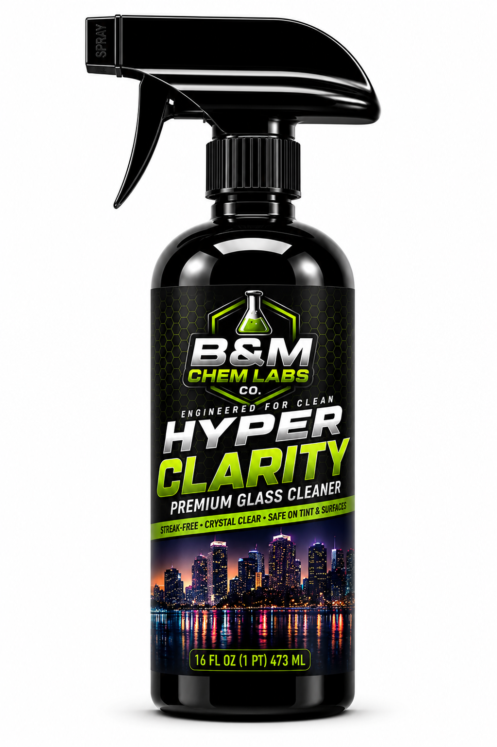 Hyper Clarity Glass Cleaner 16 oz