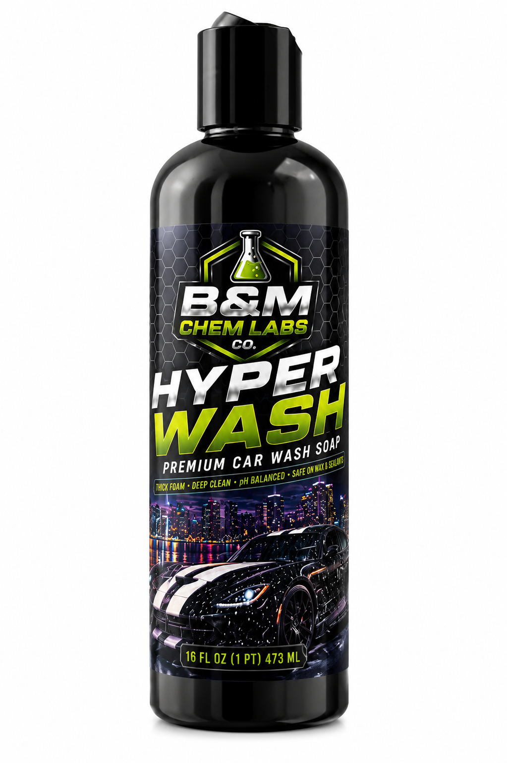 Hyper Wash Car Wash Soap 16 oz