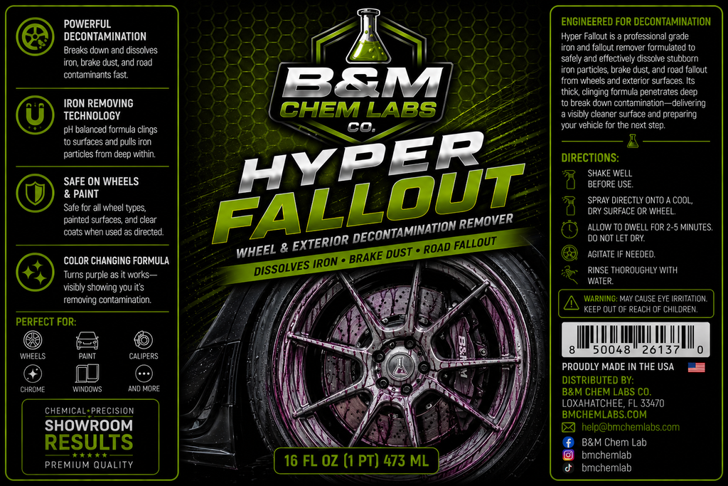 Hyper Fallout Decontamination Remover 16 oz