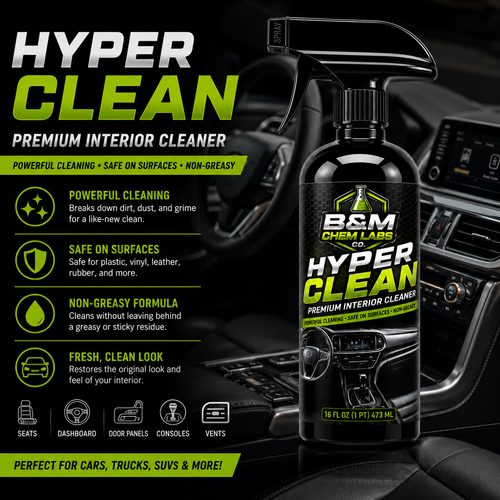 Hyper Clean Interior Cleaner 16 oz